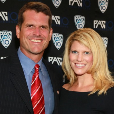 Jim Harbaugh is now married to Sarah Feuerborn Harbaugh.